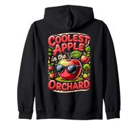 Coolest Apple in the Orchard Apple Picking Fall Zip Hoodie