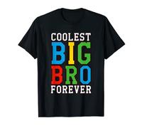 Coolest Big Bro Forever Older Brother Boys Proud Sibling Men T-Shirt