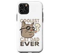 Coolest Cat Dad Ever fot a Cat Father Case for iPhone 11 Pro