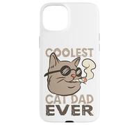 Coolest Cat Dad Ever fot a Cat Father Case for iPhone 15 Plus