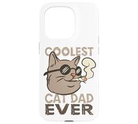 Coolest Cat Dad Ever fot a Cat Father Case for iPhone 15 Pro