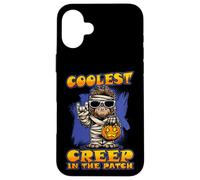 Coolest Creep In The Patch Funny Halloween Bigfoot Mummy Case for iPhone 16 Plus