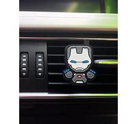 Coolest Novelty Car Air Fresheners! Marvel Avengers, Iron Man, Captain America, Hulk, Thor, Deadpool, Star Wars, Batman... Transform Your Boring Car! (Avengers: Silver Iron Man (Fresh Lemon))