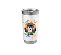 Coolest Pop Ever I Funny Men Popsicle I Retro Dad Stainless Steel Insulated Tumbler