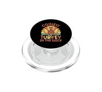 Coolest Turkey In The Flock Funny Thanksgiving Day Pilgrim PopSockets PopGrip for MagSafe