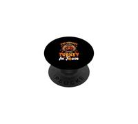 Coolest Turkey In Town Thanksgiving Fall Turkey Sunglasses PopSockets Adhesive PopGrip