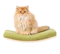 COOLEX Curved Cat Shelves and Perches, Floating Cat Wall Bed with Comfortable Cushion
