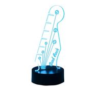 CoolGift Mart Acoustic Guitar Night Light & LED Pick Holder with Remote Control and Timer, 3D Optical Illusion Lamp and Storage Display for Picks, Gift for Guitar Players and Music Lovers