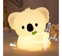 CoolGift Mart Koala Gifts, Cute Koala Silicone Night Light, Touch Control & Timer, USB Rechargeable, Suitable for Breastfeeding Reading Working Sleep for Baby Kids Teens Adults