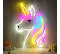 CoolGift Mart Unicorn Neon Sign, Unicorn Lamp Wall Decor, Dimmable Birthday Party Decorations for Home, Patio, Garden, Restaurants, Hotels, Stores, Clubs, Gift for Friends, Family and Kids