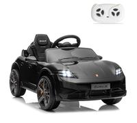 CoolGrows Kids Electric Ride on Car with Parent Remote Control, 12V Battery Powered Car for Kids Age 3-6, Electric Ride on Car with Remote Control for Children - Black