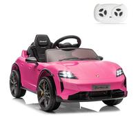 CoolGrows Kids Electric Ride on Car with Parent Remote Control, 12V Battery Powered Car for Kids Age 3-6, Electric Ride on Car with Remote Control for Children (Pink)