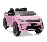 CoolGrows Land Rover Ride on Car, Electric Cars for Kids, with Remote Control, LED Lights, Music, 3 Speed Modes Smooth Start for 3-6 Years Old, Black, Max Weight 25KG (Pink)