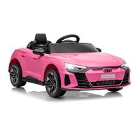 CoolGrows Licensed Audi Kids Electric Ride on Car with Parent Remote Control, 12V Battery Powered Car for Kids Age 3-6, Electric Ride on Car with Remote Control for Children (Pink)