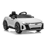 CoolGrows Licensed Audi Kids Electric Ride on Car with Parent Remote Control, 12V Battery Powered Car for Kids Age 3-6, Electric Ride on Car with Remote Control for Children (White)