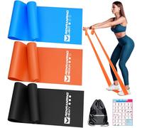COOLGUY Resistance Bands, Exercise Bands for Physical Therapy, Yoga, Pilates, Rehab and Home Training, Non Latex Elastic Bands