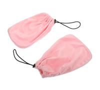 COOLHIYA 1 Pair Moisturizing Cotton Hand Gloves with Plush Lining for Paraffin Wax Therapy, Keep Hands Warm and Absorption, for Home and Salon Use
