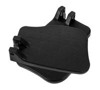 COOLHIYA 1 Pair Replacement Wheelchair Footrests with Universal Adaptation and Pp Material Sturdy Black Wheelchair Leg Rest Parts to Reduce Burden of Caregivers Portable Foot Pedals Adults