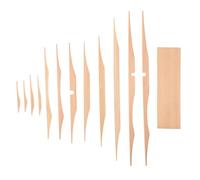 COOLHIYA 1 Set Acoustic Guitar Brace Components: 36 Inch Guitar Spruce Internal Brace - Soundboard Structural Repair Kit for Acoustic Instrument