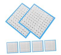 COOLHIYA 10 Sheets Laminated Number Charts Math Tables for Kindergarten for Classroom Homeschooling Visual Learning Tool for Counting Number Recognition