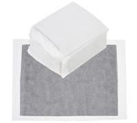 COOLHIYA 100pcs Bunny Training Urine Pads for Rabbit Cage Liner Non-woven Cloth Absorbent Pee Mats with Odour Control Can Cut or Fold to Fit Cage Pet Training Accessories