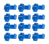 COOLHIYA 100pcs Solderless Quick Splice Wire Connectors Blue Connector Terminal Kit with Good Insulation for 14 to 18 Gauge Electrical Wire Suitable for Industrial and Home Wiring