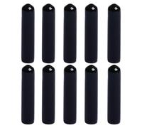 COOLHIYA 10pcs Black Rubber Wine Pourer Caps Bottle Pourer Covers Portable Full Cover for Suitable for Bars and Wine Clubs
