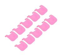 COOLHIYA 10pcs Pink Cage Fastening Clips for Small Animal Pet Cages Plastic Wire Clips Easy Assembly and Aesthetic Design for Rabbit and Home DIY Use