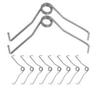 COOLHIYA 10pcs Pruner Repair Springs for Gardening Tools Precision V-Shaped Springs for Pruning Shears and Tree Loppers Replacement Enhanced Durability