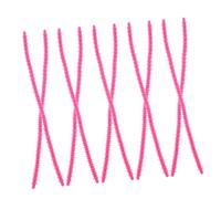 COOLHIYA 10Pcs Spiral Hair Perm Rods Small Rose Red Silicone Curling Rollers for Women Reusable Non Deformable Hair Styling Tool