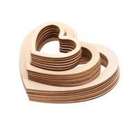 COOLHIYA 18pcs Heart Shaped Wood Rings Dream Catcher Wall Decor Floral Frame with Easy Assembly and Versatile DIY Crafting for Nurseries and Bedrooms Artistic Elegance Romantic Style