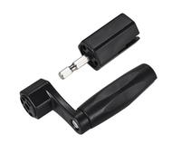 COOLHIYA 2-in-1 Guitar String Winder for Guitarists Comfortable Handle and Sturdy Plastic Metal Material, for Daily Maintenance and Guitar Repair, Easy String Change Tool in Black