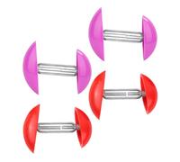 COOLHIYA 2 Pairs Adjustable Shoe Expander Plastic Foot Stretcher Portable Design Non-slip Support for Men and Women High Heels and Flats Shoe Care