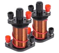 COOLHIYA 2 Pcs Experimental Induction Coil for Teaching Purposes Copper Electromagnetic Coil Teaching Aid Easy to Store for Laboratories