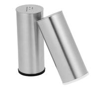 COOLHIYA 2 Pcs Portable Stainless Steel Pepper Shakers Lightweight Spice Dispenser with Pp Material Simple Delicate Appearance for Kitchen and Home Use Random Color