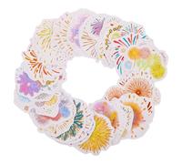 COOLHIYA 2 Sets Vibrant Graffiti Stickers Decorative Decals for Phones Laptops and DIY Crafts Easy to Remove High Adhesion for Scrapbooking and Journaling