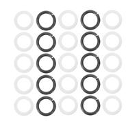 COOLHIYA 20 Pairs Professional Guitar Tuner Spacers with High Strength Metal and Plastic Small Gaskets Φ4.2 for Acoustic and Electric Guitars, Portable Replacement Washers to Sound Quality