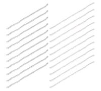 COOLHIYA 20pcs Doll False Eyelashes Black Strips DIY Craft Projects Toy Accessories for Dolls Art Creations