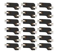 COOLHIYA 20pcs Hot Swap Pcb Socket for Mechanical Keyboard Abs Material and Two Clamps, Professional and Practical Hot Plug Keyboard Accessory for Computer Supply