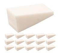 COOLHIYA 20pcs Nail Art Gradient Sponges for Manicure and Makeup, Gentle Natural Sponge Material, Multi-use Cosmetic Tool for Women and Nail Art