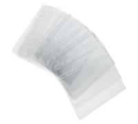 COOLHIYA 25pcs A5 6-Hole Loose-Leaf Binder Pockets PVC Envelope Pockets Protective Inserts for Travel and Office
