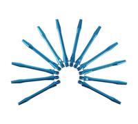 COOLHIYA 2ba Thread Aluminum Alloy Dart Shafts 45mm Replacement Stems 12pcs with Locking Hole for Shot Darts Accessories, Suitable for Leisure Game Room Play