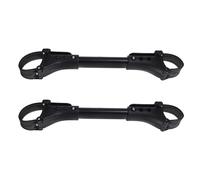 COOLHIYA 2pcs Aluminum Boys and Girls Stroller Connector for Twins Anti Rust Black Stroller Connectors to Attach Two Single Prams a Double Suitable for Outdoor Use by Families