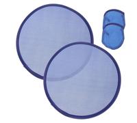 COOLHIYA 2pcs Japanese Foldable Round Fan Portable Decorative Hand Fan for Summer Parties and Weddings Comfortable Cooling Experience Wear Resistant Design