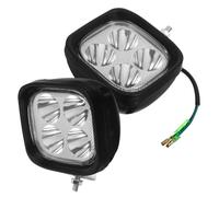 COOLHIYA 2pcs LED Forklift Lights Replacement Work Lights for Forklift, Plastic Material, Black Colour, Designed for Improving Safety and Work Efficiency in Industrial Environments