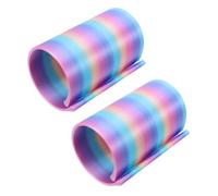 COOLHIYA 2pcs Plastic Canvas Scroll Holder Roll Keeper Rack for Diamond Art Canvas and Cross Stitch with Large Capacity Design, Organized Storage Solution for Diamond Art Sessions