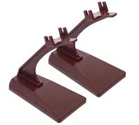 COOLHIYA 2pcs Plastic Model Airplane Display Stands Lightweight Aircraft Model Holders for Store and Craft Show Displays Suitable for Action Figurines and Aircraft