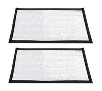 COOLHIYA 2pcs Reflective Insulation Heating Film Pet Warming Pad for Reptile Habitat, Featuring Efficient Heat Distribution and Aluminum Film Material, under Tank Use in Terrariums