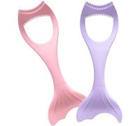 COOLHIYA 2pcs Silicone Eyeliner Aid Tools, Reusable Eye Liner Application Guide for Smooth Upper and Lower Liner, Easy Makeup for Beginners and Professionals