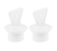 COOLHIYA 2pcs Small Rubber Stopper for Hot Water Bottles with Good Sealing and Breakage Resistance, Leakproof Replacement Caps Suitable for Hot Water Sack Use